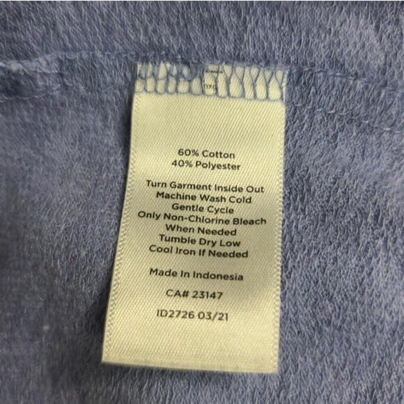 T By Talbots Asymmetrical Zip Pullover Sweatshirt XL - Picture 8 of 8